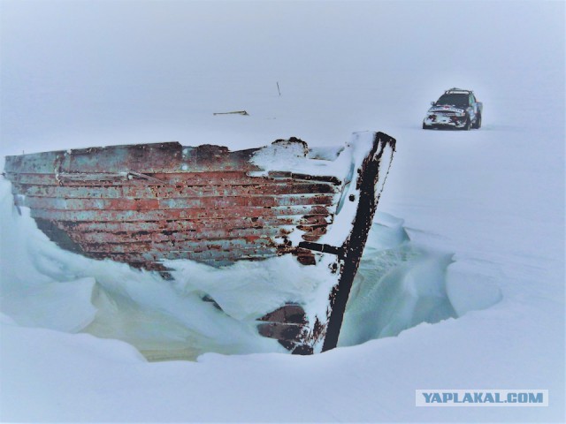 Через льды на Ямал, или Как утопить машину в ледокольном следе.