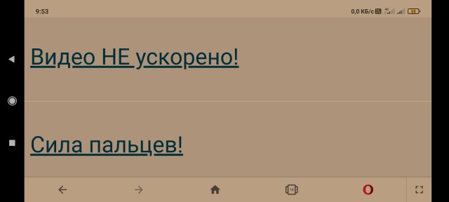 Видео НЕ ускорено!