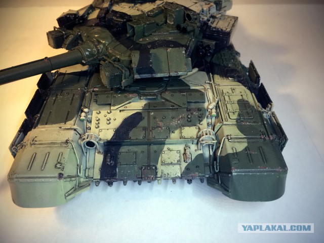 Модель танка Т-90А в масштабе 1/35