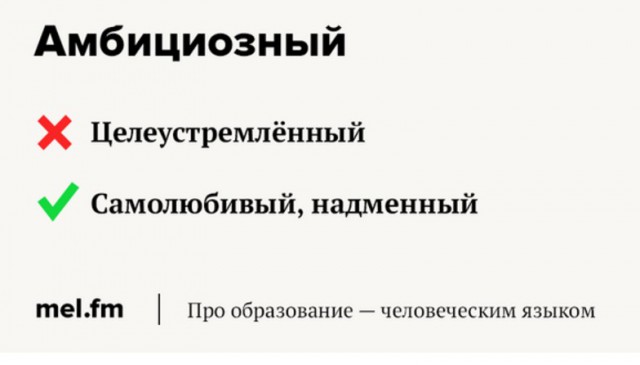 Слова, которые, скорее всего, вы понимаете неправильно