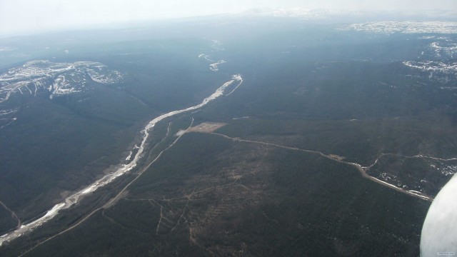 Дороги России:  автозимник.