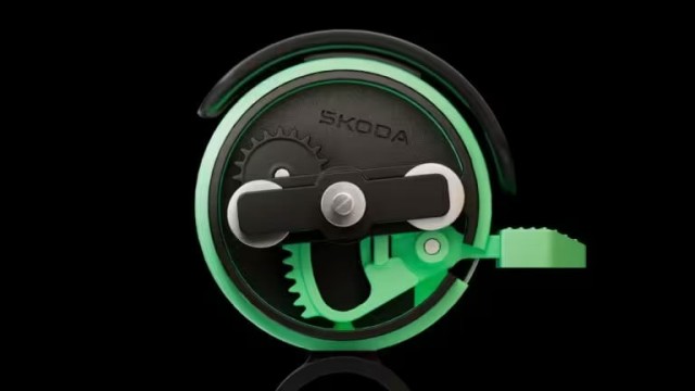 Škoda представила велосипедный звонок, который слышно сквозь наушники с активным шумоподавлением