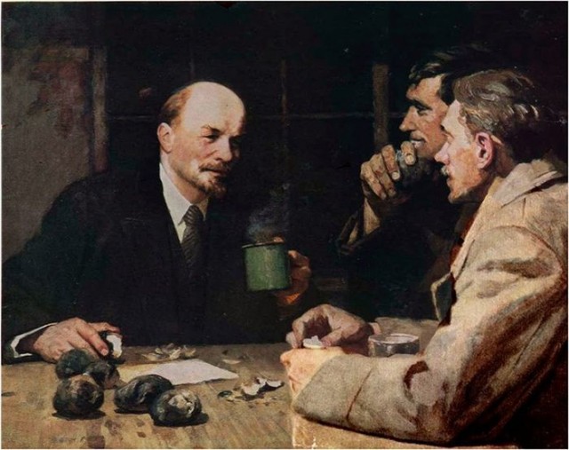 Ко дню рождения Ленина. Жизнь Ильича в живописи