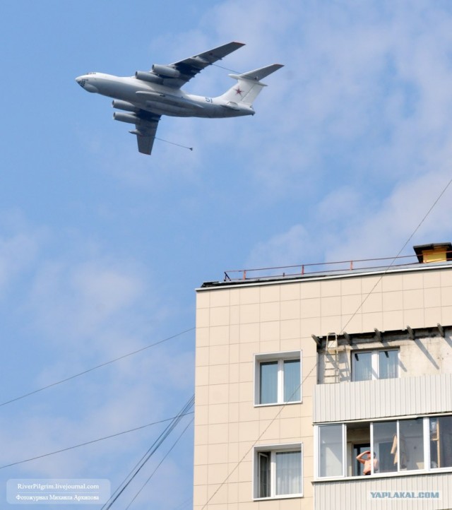 Тренировка Авиапарада 2009 на Москвой