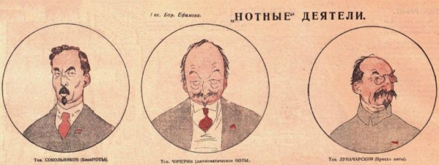 1920-е и 1930-е годы в карикатурах Бориса Ефимова