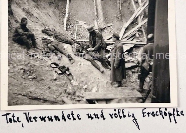 Штурм Струмиловского укрепрайона 22 июня 1941 года на фото из немецкого альбома