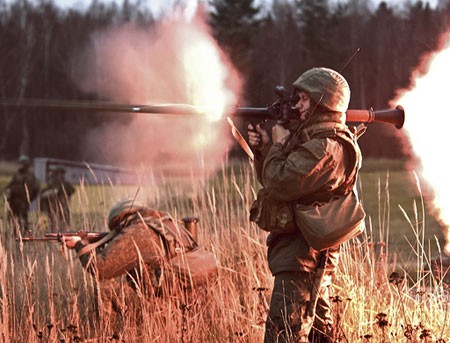 РПГ сжигает американские танки.