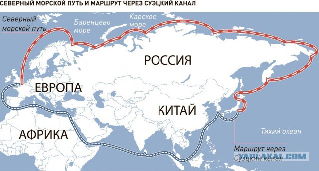 Россия ввела свои правила на использование иностранными кораблями и судами Северного морского пути.