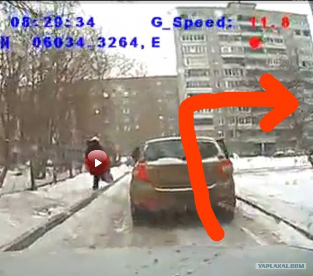 Типичная ТП за рулем... Мне же в школу надо!
