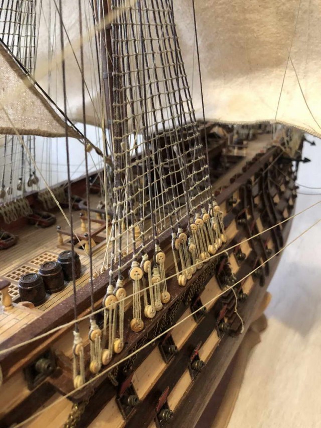 Постройка модели линкора Santisima Trinidad