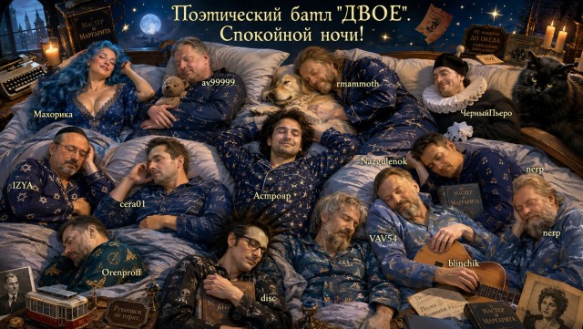 Двое, поэтический батл