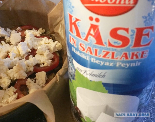 Тарт с баклажанами и свежим сыром. / кулинария