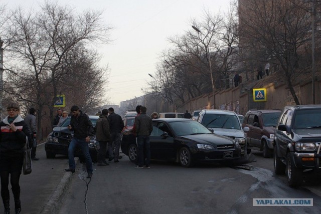 Широкомасштабное ДТП, Владивосток