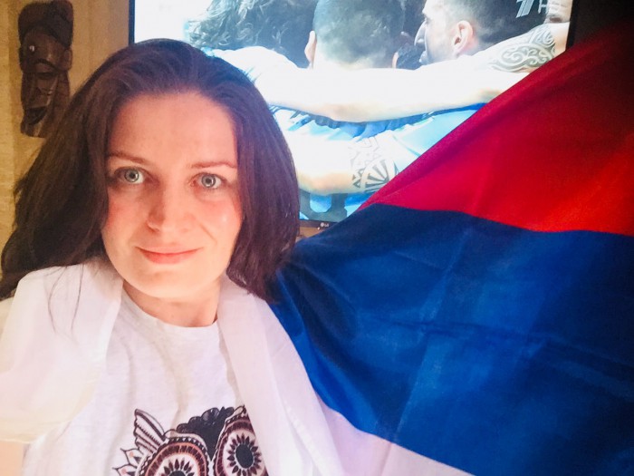 Начался матч Россия — Уругвай. Давайте дружно болеть!
