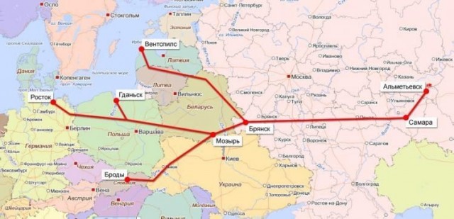 Оператор польского участка нефтепровода "Дружба" заявил о разгерметизации на трубопроводе