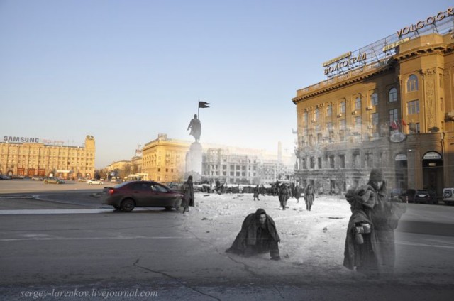 Как изменились города за 70 лет