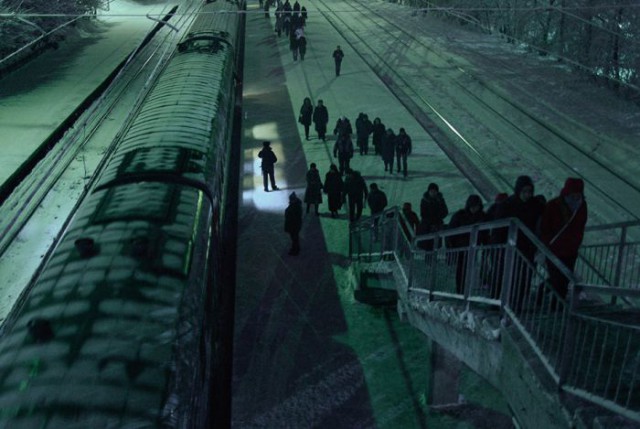 Полярная ночь в Мурманске