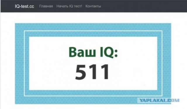 А какой у Вас IQ?