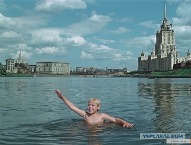Москва 1956 года в фильме "Старик Хоттабыч"
