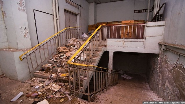 Бомбоубежище заброшенного института