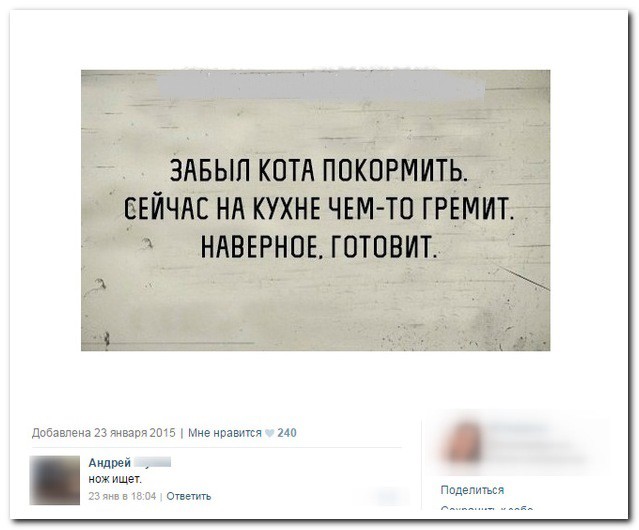 Смешные комментарии из социальных сетей