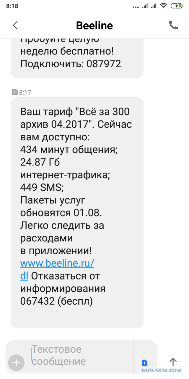 Эссе на тему: "Уход из Билайн"