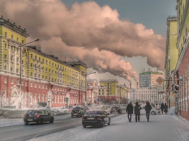 Суровая красота Норильска на снимках Витаса Бенета