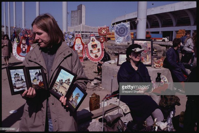 1991. Москва в объективе западных корреспондентов