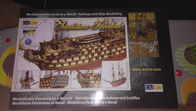 Постройка модели линкора Santisima Trinidad
