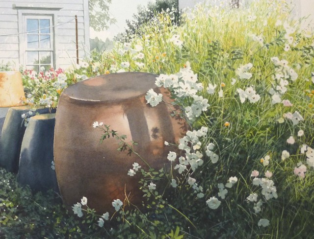 Акварель Абе Тошиюки