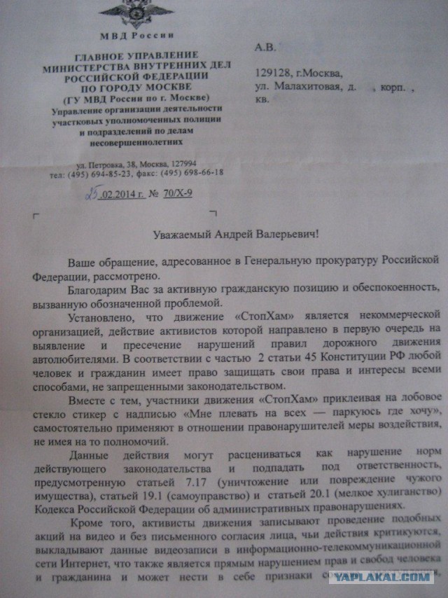 СтопХамСПб - Семнадцатый год