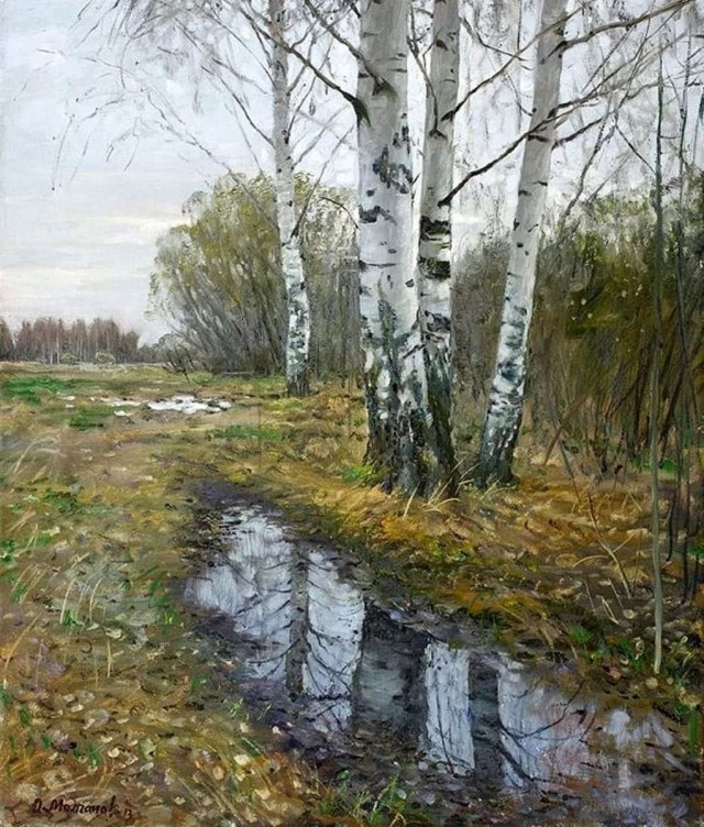Приход весны в деревню