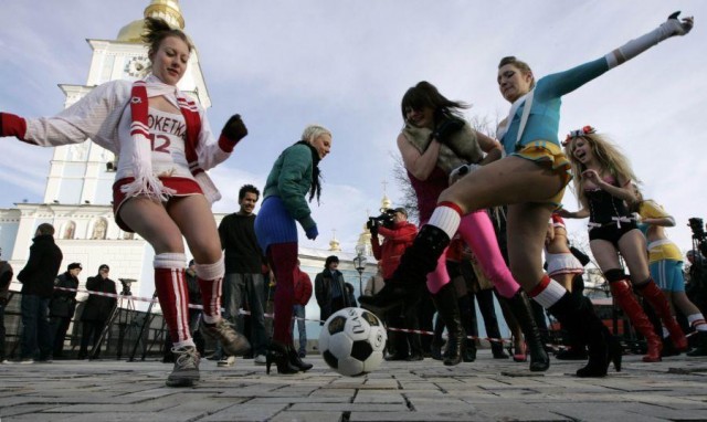 Femen за Евро 2012 без проституции