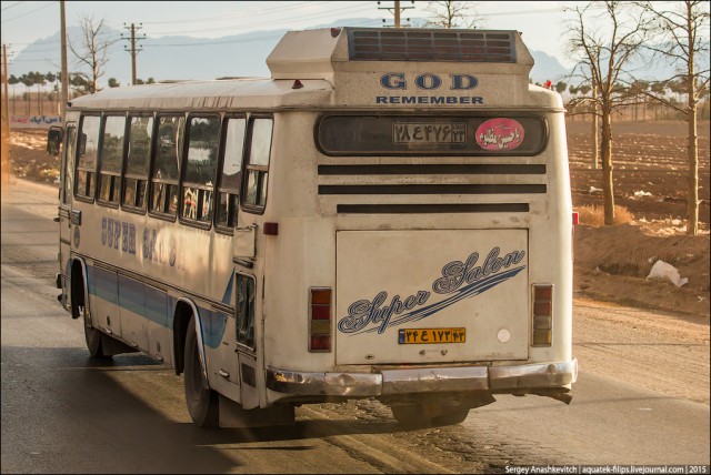 Особенности путешествий на иранских автобусах