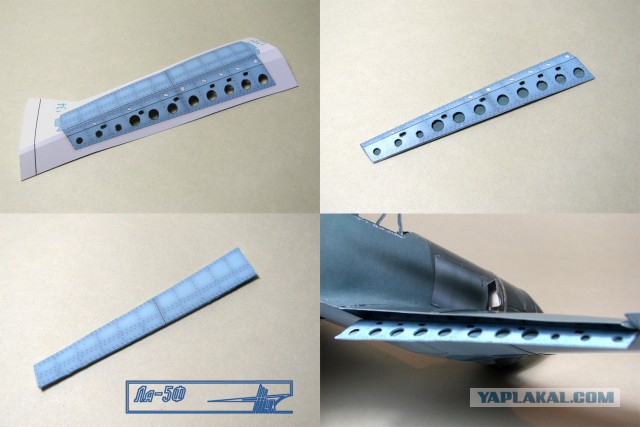 Ла-5ФН. Модель самолета из бумаги