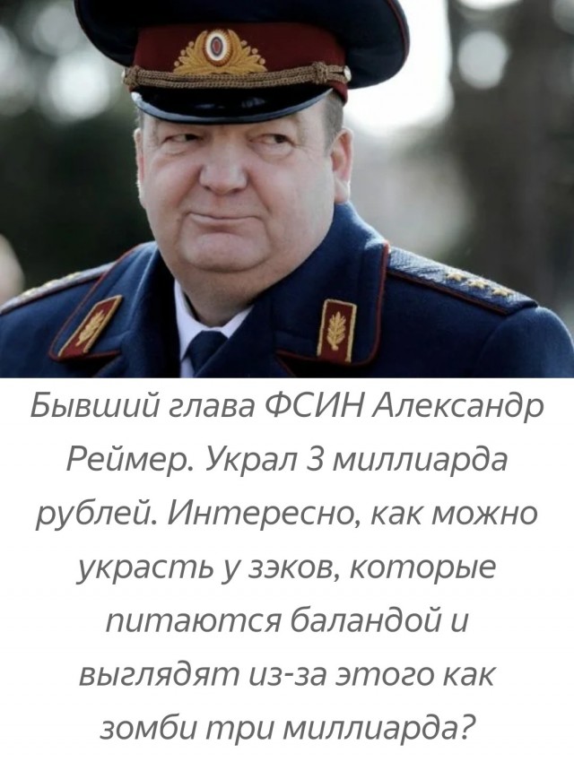 Назад в колонию — экс-главе ФСИН Александру Реймеру отменили освобождение по УДО