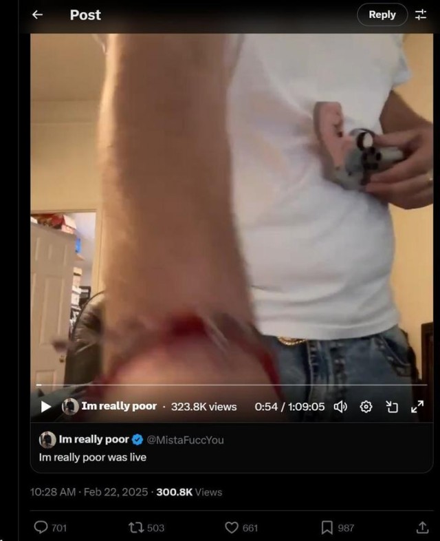 Парень потратил все деньги на мемкоины и застрелился в прямом эфире