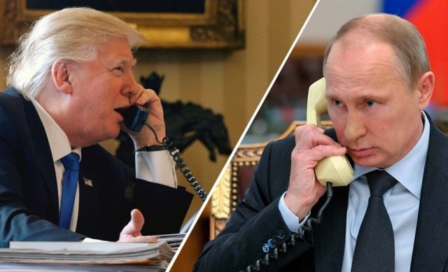 Состоялся телефонный разговор Владимира Путина с Президентом США Дональдом Трампом