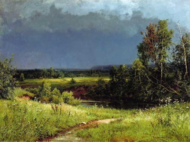 Перед грозой в живописи