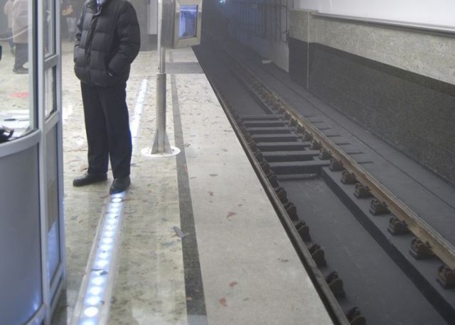 Авария на новой станции метро в Строгино, Москва