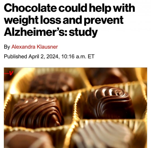 Шоколад помогает похудеть и предотвратить болезни