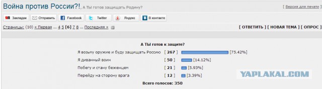 Война против России?!