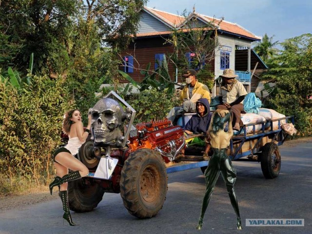 Фотожаба: Мототелега