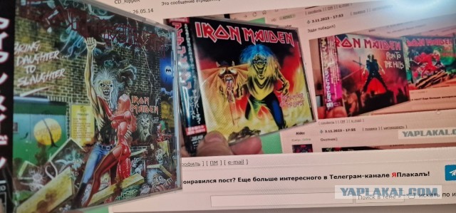 Эдди Хед на обложках Iron Maiden