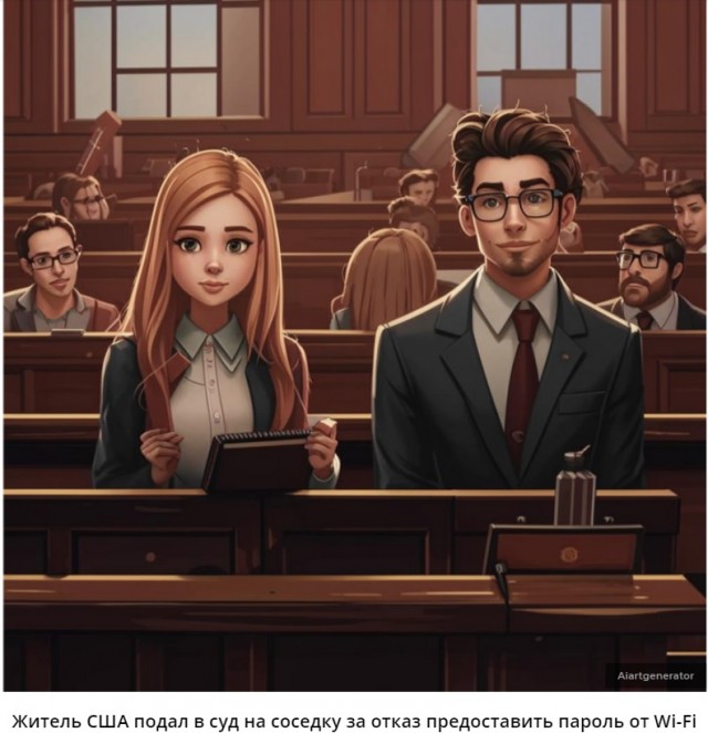 Американец подал в суд на соседку за отказ дать пароль от Wi-Fi