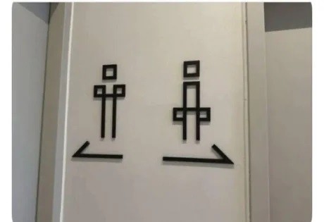 Указатель туалета