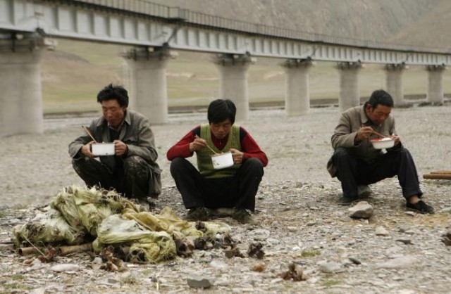 ЖД стройка в Китае (29 фотографий)