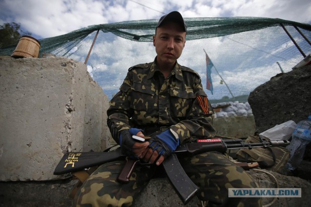 Горящий Донбасс в фотографиях