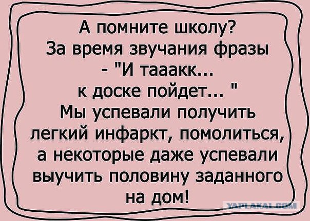 Школьные годы