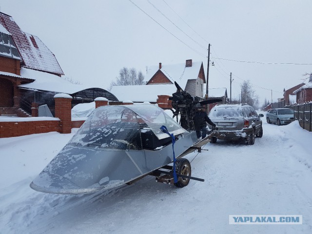 Похвастаюсь. Построили аэросани